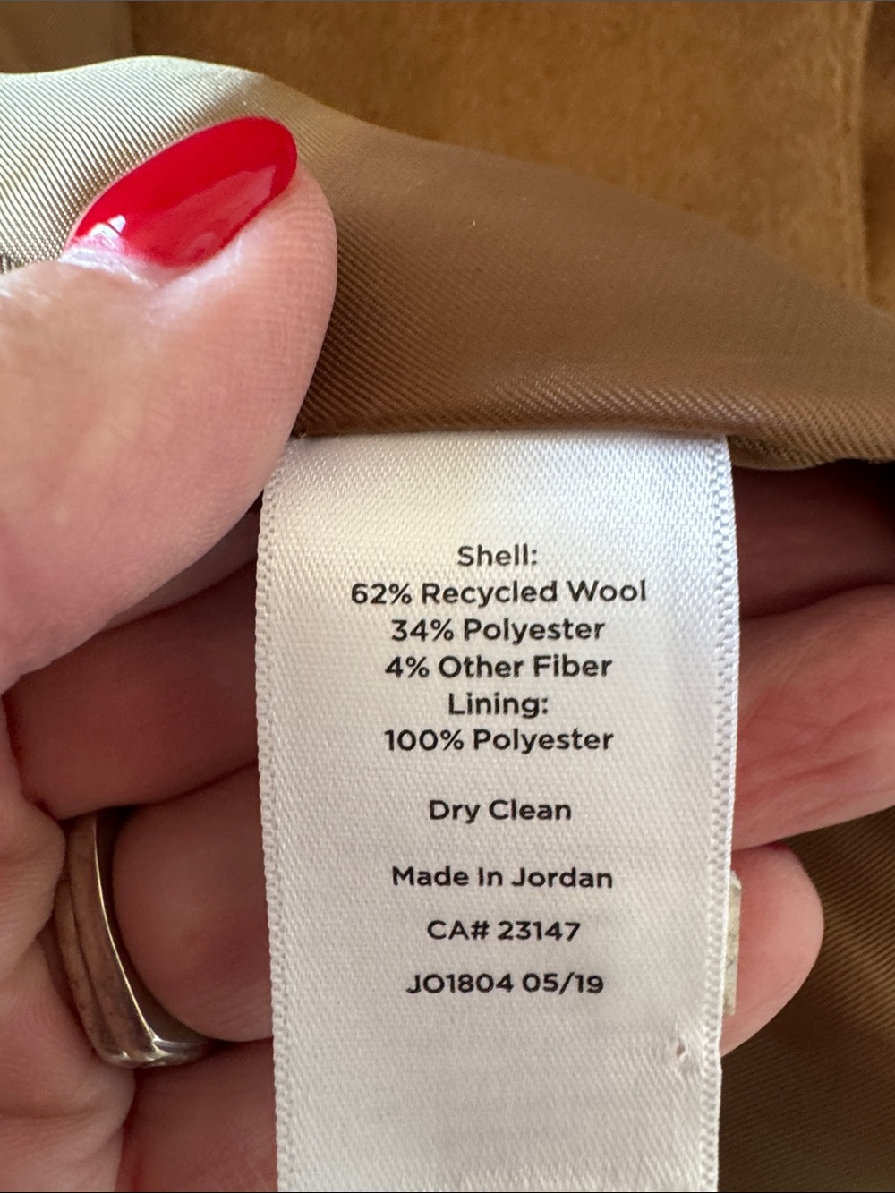 Talbots 16W Brushed Italian Wool Long Blazer - Picture 5 of 8